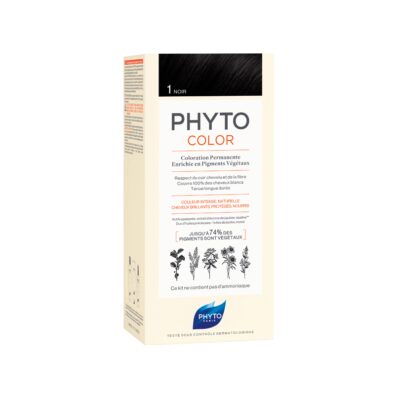 Phytosolba PhytoColor Краска для волос 1 черный, тон 1, краска для волос, 1 шт.