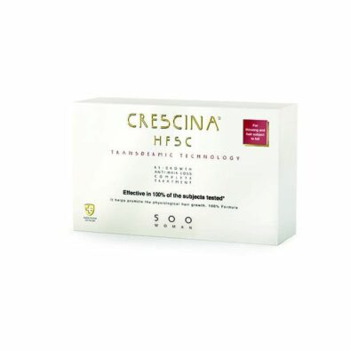 Crescina 500 HFSC Transdermic Комплекс от выпадения волос, лосьон для роста волос + лосьон против выпадения волос, для женщин, 3.5 мл, 20 шт.