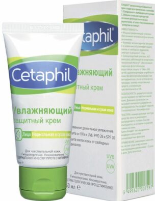 Cetaphil Крем увлажняющий защитный, 50 мл, 1 шт.