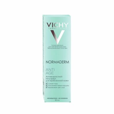 Vichy Normaderm Anti-Age антивозрастной крем для проблемной кожи, крем-гель, 50 мл, 1 шт.