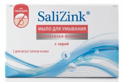 Salizink Мыло для умывания, мыло, для любого типа кожи, 100 г, 1 шт.