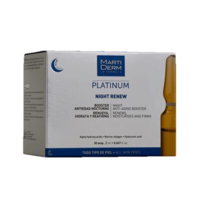 MartiDerm Platinum Night Renew Ампулы, сыворотка, ночная, 2 мл, 30 шт.