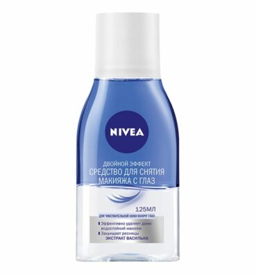 Nivea Средство для снятия макияжа с глаз Двойной эффект, 125 мл, 1 шт.