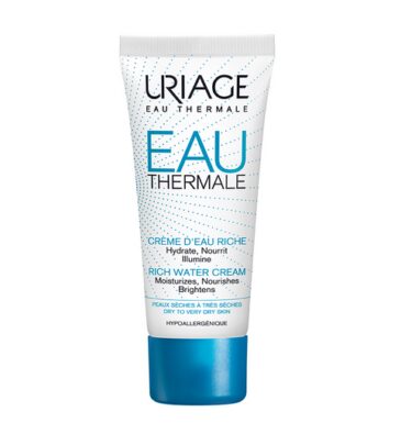 Uriage Eau Thermale Крем увлажняющий обогащенный, крем, для сухой и очень сухой кожи, 40 мл, 1 шт.