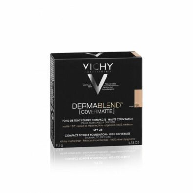 Vichy Dermablend Covermatte пудра компактная SPF25, пудра, тон 35, 9,5 мл, 1 шт.