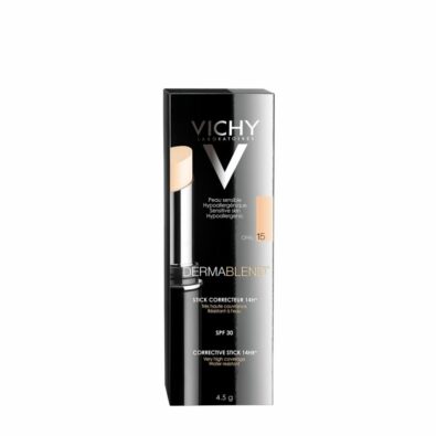 Vichy Dermablend Корректирующий SOS стик, стик, тон 15, 4.3 мл, 1 шт.