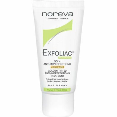 Noreva Exfoliac Тональный матирующий крем (золотистый), крем для лица, 30 мл, 1 шт.