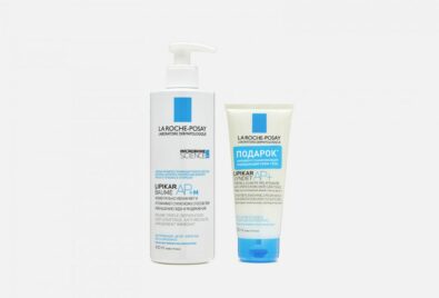 La Roche-Posay  Набор Lipikar Baume AP, набор, Lipikar АР+M бальзам 400 мл + Lipikar Syndet AP+ крем-гель 100 мл, 1 шт.