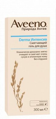 Aveeno Derma Интенсив смягчающий гель для душа, гель для душа, 300 мл, 1 шт.