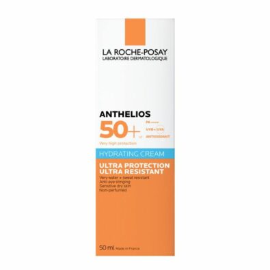 La Roche-Posay Anthelios SPF50+ крем увлажняющий солнцезащитный, крем, для нормальной и сухой кожи, 50 мл, 1 шт.