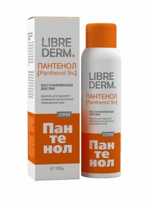 Librederm Пантенол спрей, аэрозоль, 130 г, 1 шт.