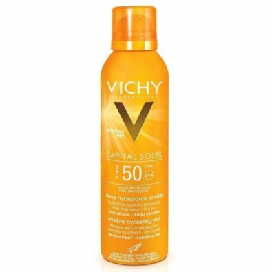 Vichy Capital Ideal Soleil Спрей-вуаль увлажняющий SPF50, 200 мл, 1 шт.