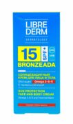 Librederm Bronzeada Крем солнцезащитный с омега 3-6-9 и термальной водой SPF15, крем, 150 мл, 1 шт.