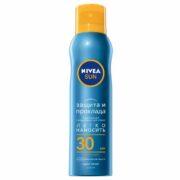 Nivea Sun Защита и прохлада Солнцезащитный спрей освежающий SPF30, спрей, 200 мл, 1 шт.