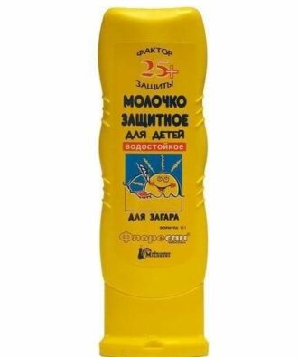 Floresan Молочко защитное от загара детское SPF25+, водостойкое, 170 мл, 1 шт.