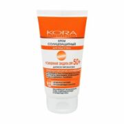 KORA Крем солнцезащитный для лица и тела SPF 50+, крем, усиленная защита, 150 мл, 1 шт.