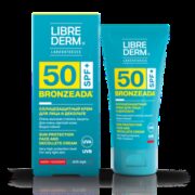 Librederm Bronzeada Крем для лица и зоны декольте солнцезащитный SPF50, крем, 50 мл, 1 шт.