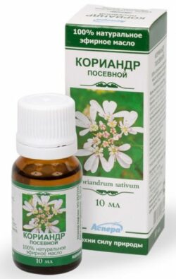 Масло эфирное Кориандр посевной, масло эфирное, 10 мл, 1 шт.