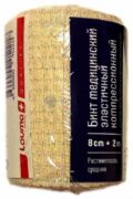 Lauma Бинт эластичный медицинский, 2мх8см, средней растяжимости, 1 шт.