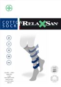 Relaxsan Cotton Socks Гольфы с хлопком 1 класс компрессии Унисекс, р. 3, арт. 820 (18-22 мм рт.ст.), серого цвета, пара, 1 шт.