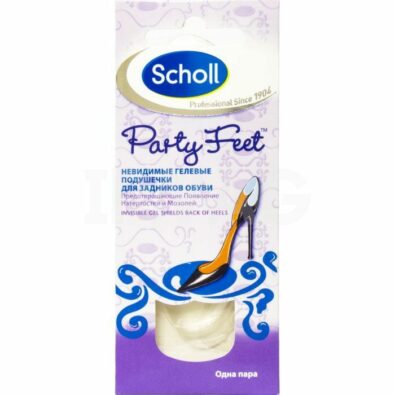 Scholl Гелевые подушечки для задников обуви, прозрачные, 2 шт.