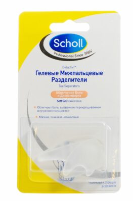 Scholl Гелевые межпальцевые разделители, набор, 3 шт.