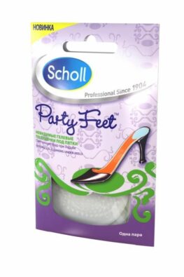 Scholl Невидимые гелевые подушечки под пятки, 2 шт.