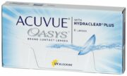 Acuvue Oasys Линзы контактные Двухнедельные, BC=8,4 d=14,0, D(-1.50), стерильно, 6 шт.