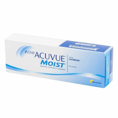 1-Day Acuvue Moist Линзы контактные Однодневные, BC=8,5 d=14,2, D(-4.00), стерильно, 30 шт.