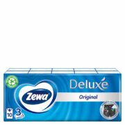 Zewa Deluxe платки носовые бумажные, 10х10, платочки, 100 шт.