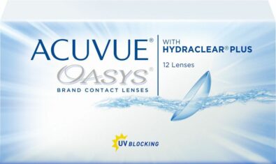 Acuvue Oasys Линзы контактные Двухнедельные, BC=8,4 d=14,0, D(-2.25), стерильно, 12 шт.