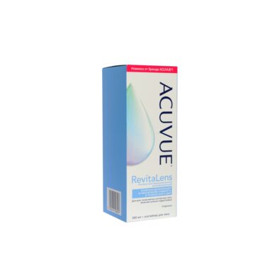 Acuvue Revitalens Раствор для линз, Дезинфицирующий с контейнером, 360 мл, 1 шт.