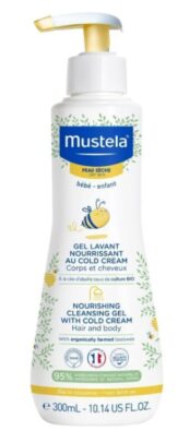 Mustela Гель для купания питательный с кольд-кремом, гель для детей, 300 мл, 1 шт.