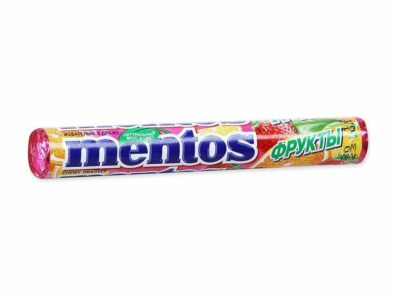 Mentos Жевательные драже фрукты, конфета жевательная, 37 г, 1 шт.