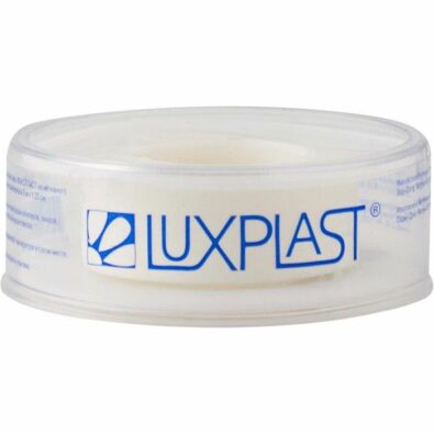 Luxplast Пластырь фиксирующий нетканный, 1,25см х 5м, 1 шт.