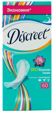 Discreet Deo Water Lily Multiform прокладки ежедневные, прокладки гигиенические, 60 шт.