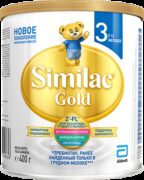 Similac Gold 3, для детей с 12 месяцев, напиток молочный сухой, 400 г, 1 шт.