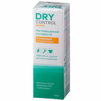 Dry Control Forte роликовый антиперспирант 20%, 50 мл, 1 шт.