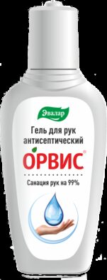 Орвис Гель для рук антисептический, гель для наружного применения, 100 мл, 1 шт.