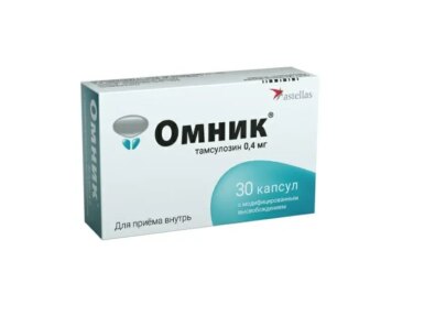 Омник, 0.4 мг, капсулы с модифицированным высвобождением, 30 шт.