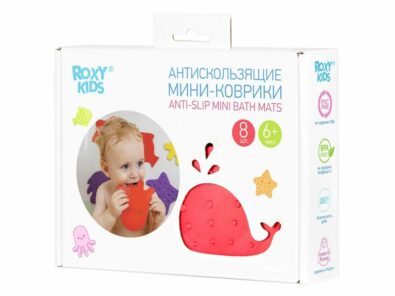 Roxy-kids Антискользящие мини-коврики для ванны, 8 шт.