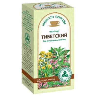 Фиточай Тибетский, фиточай, 2 г, 20 шт.