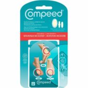 Compeed пластырь от влажных мозолей на ногах набор, в ассортименте, 5 шт.