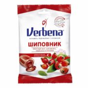 Verbena Шиповник карамель с начинкой, леденцы, 60 г, 1 шт.