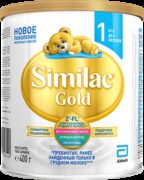 Similac Gold 1, для детей с рождения, смесь молочная сухая, 400 г, 1 шт.