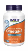 NOW Omega-3 Омега-3 1000 мг, 1000 мг, капсулы, 100 шт.