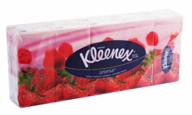 Kleenex Платки носовые бумажные клубника, 10, 10 шт.