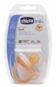 Chicco Physio Soft Пустышка латексная ортодонтическая 6-12 мес, 1 шт.