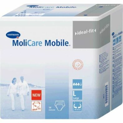 Подгузники-трусы MoliCare Mobile, Large L (3), 100-150 см, 14 шт.