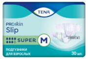 Подгузники для взрослых дышащие Tena Slip Super, Medium M (2), 80-122 см, 30 шт.